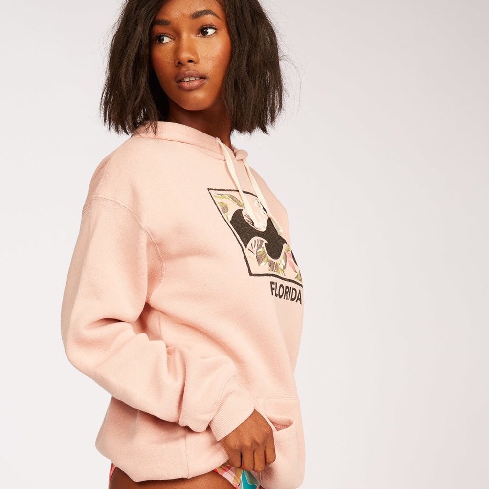 🌴🌼BILLABONG- FLOWER LOGO HOODIE SWEATSHIRT🌼 - Picture 6 of 10